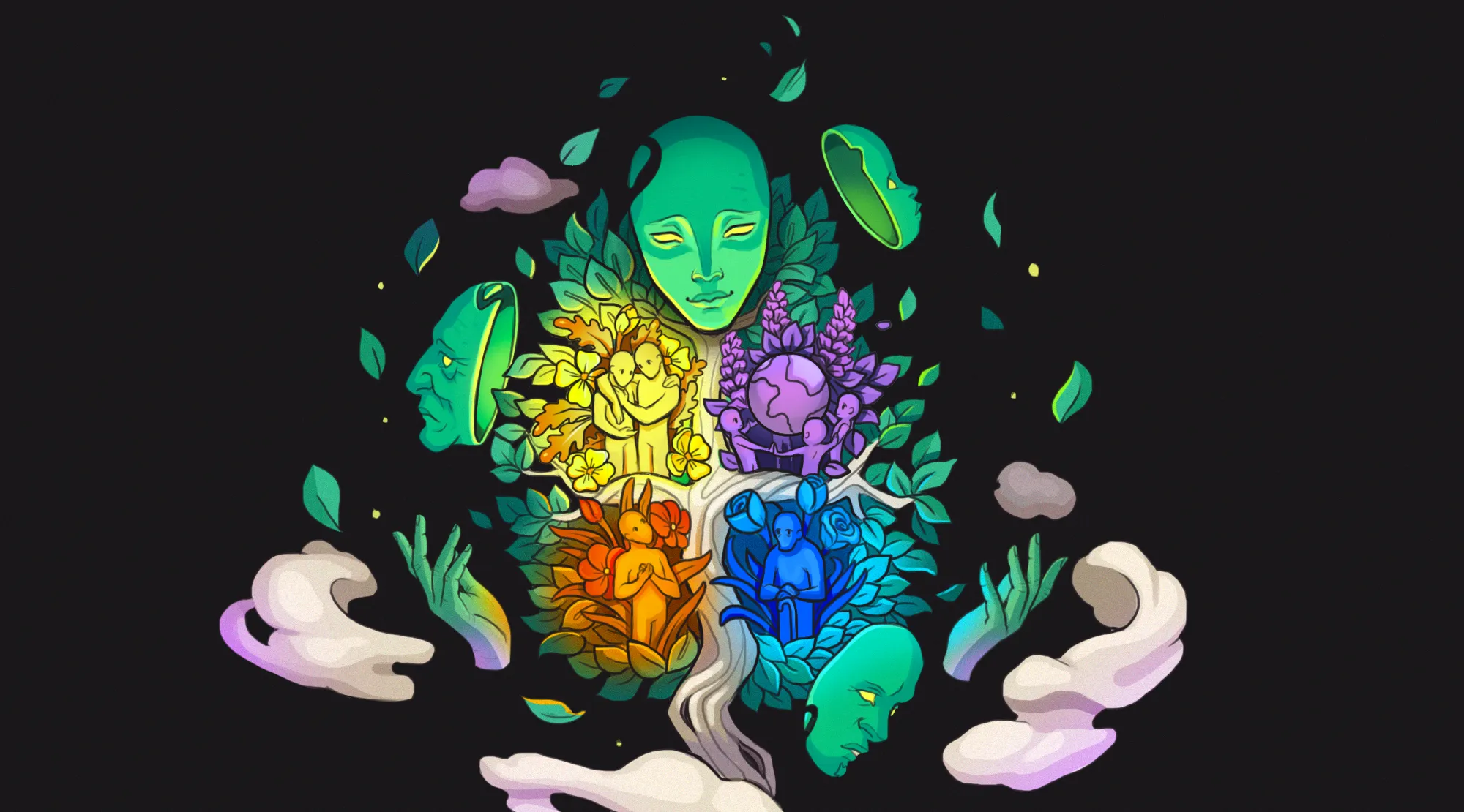 Illustration closing the Bentoism section
